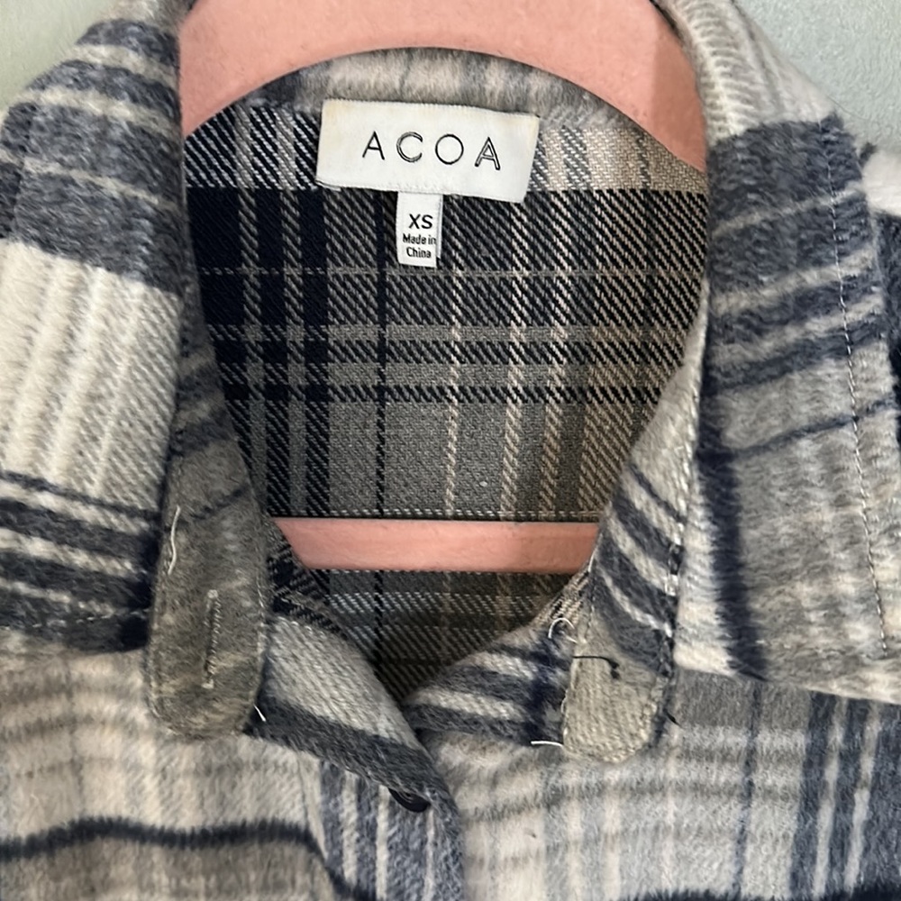 Vici Balboa Plaid Shacket Xs View 3